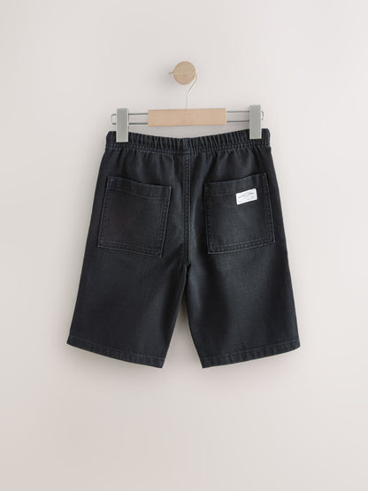 Dsiney Kidz - Black Denim Bermuda Pull On Shorts (3-16yrs) image 6