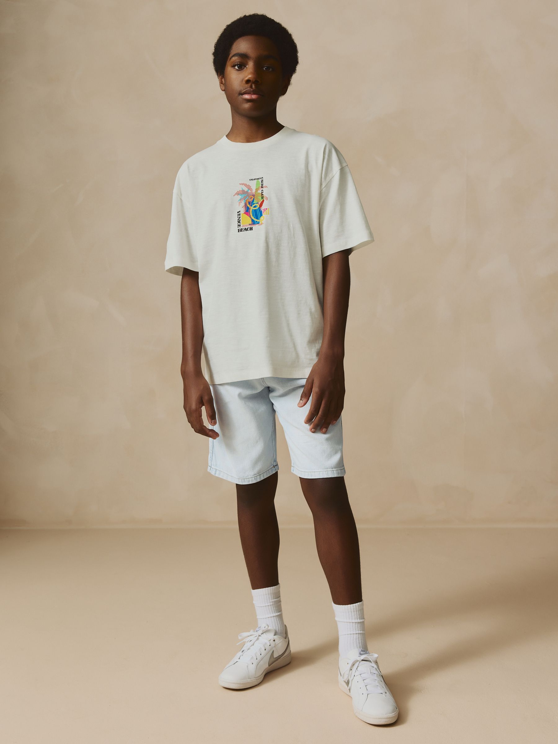 Dsiney Kidz - Bleach Denim Bermuda Pull On Shorts (3-16yrs) image 2