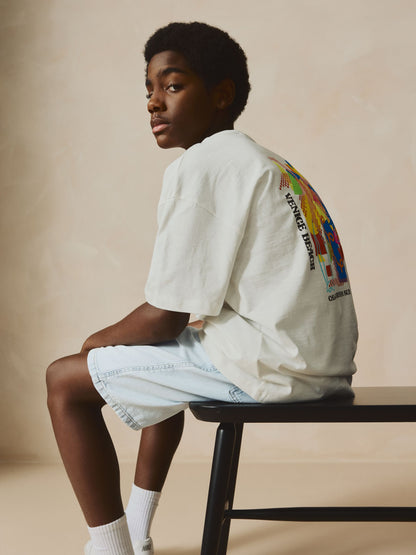 Dsiney Kidz - Bleach Denim Bermuda Pull On Shorts (3-16yrs) image 3