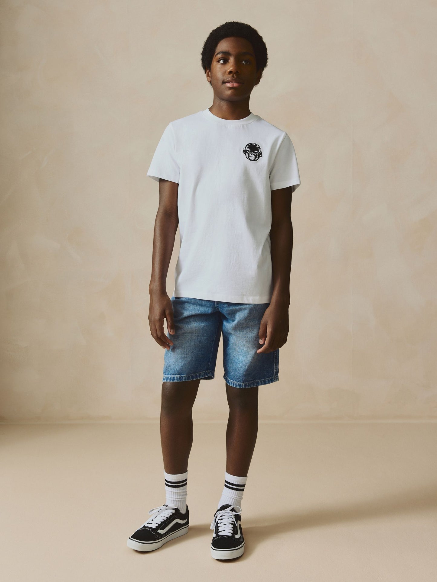 Dsiney Kidz - Mid Blue Denim Bermuda Pull On Shorts (3-16yrs) image 2