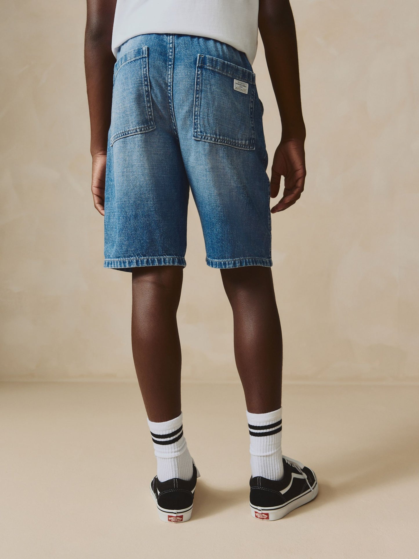 Dsiney Kidz - Mid Blue Denim Bermuda Pull On Shorts (3-16yrs) image 4