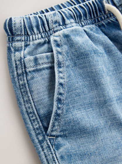 Dsiney Kidz - Mid Blue Denim Bermuda Pull On Shorts (3-16yrs) image 8