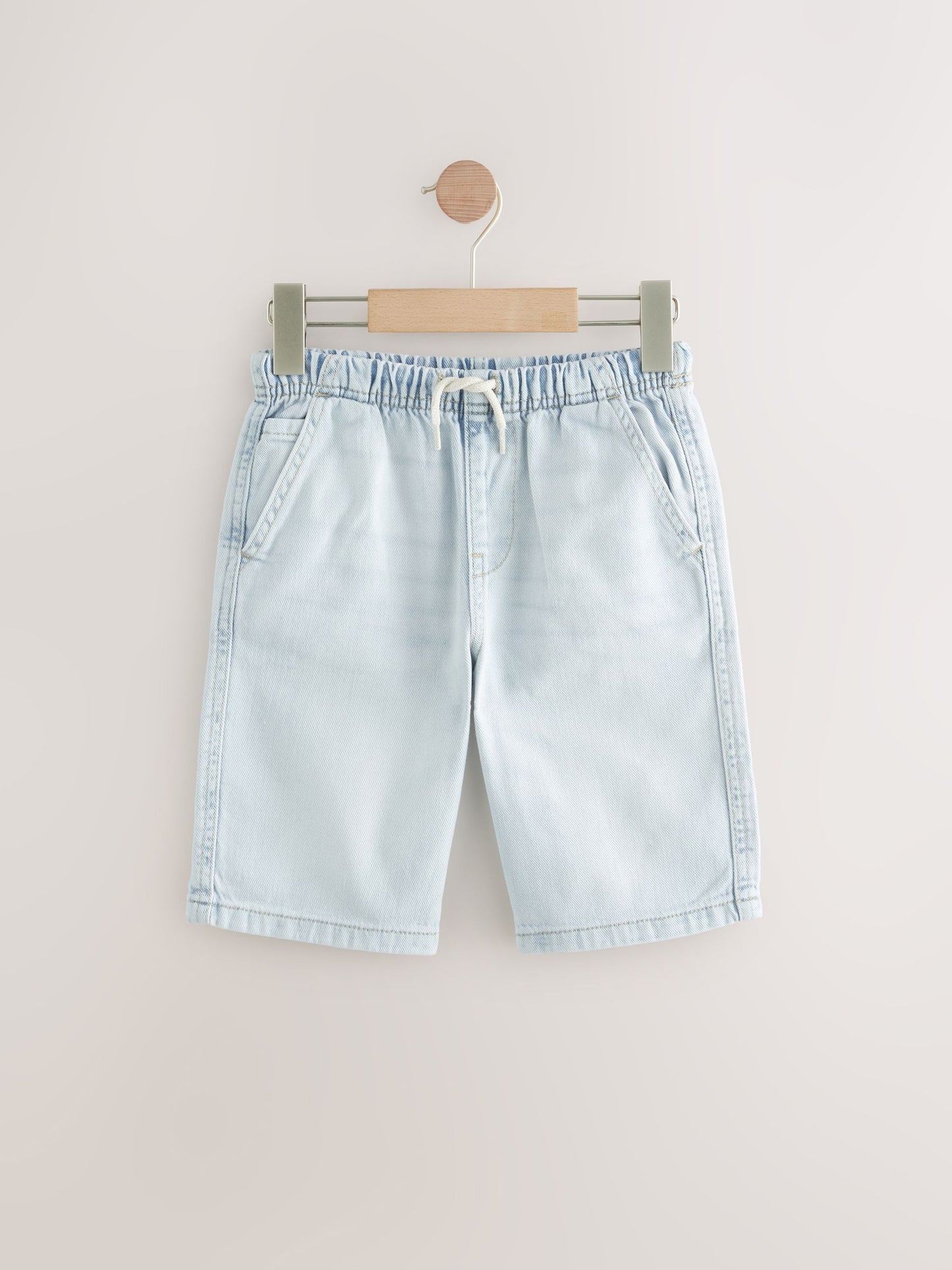 Dsiney Kidz - Bleach/Mid Blue Bermuda Pull On Denim Shorts 2 Pack (3-16yrs) image 4