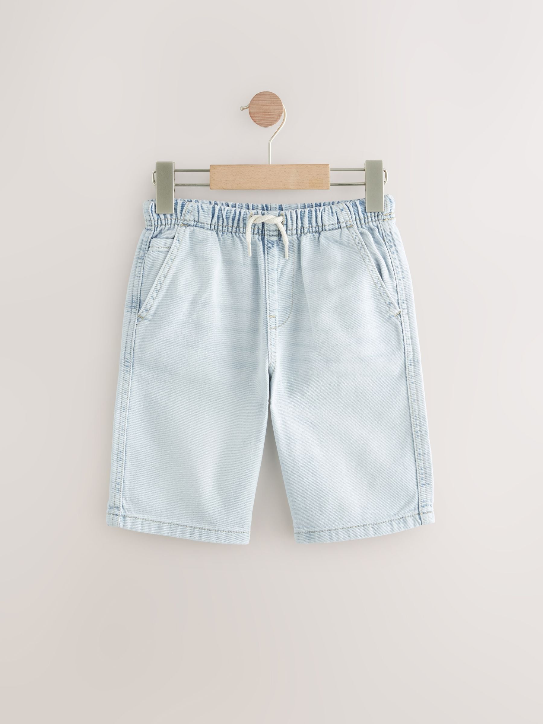 Dsiney Kidz - Bleach/Mid Blue Bermuda Pull On Denim Shorts 2 Pack (3-16yrs) image 4