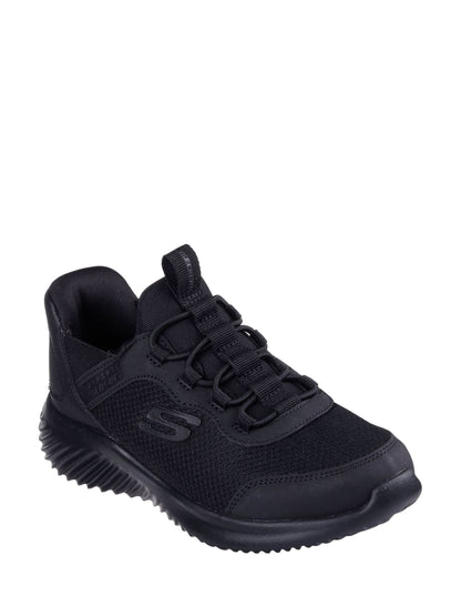 Skechers Black Bounder Brisk Burst School Slip-ins Trainers image 3