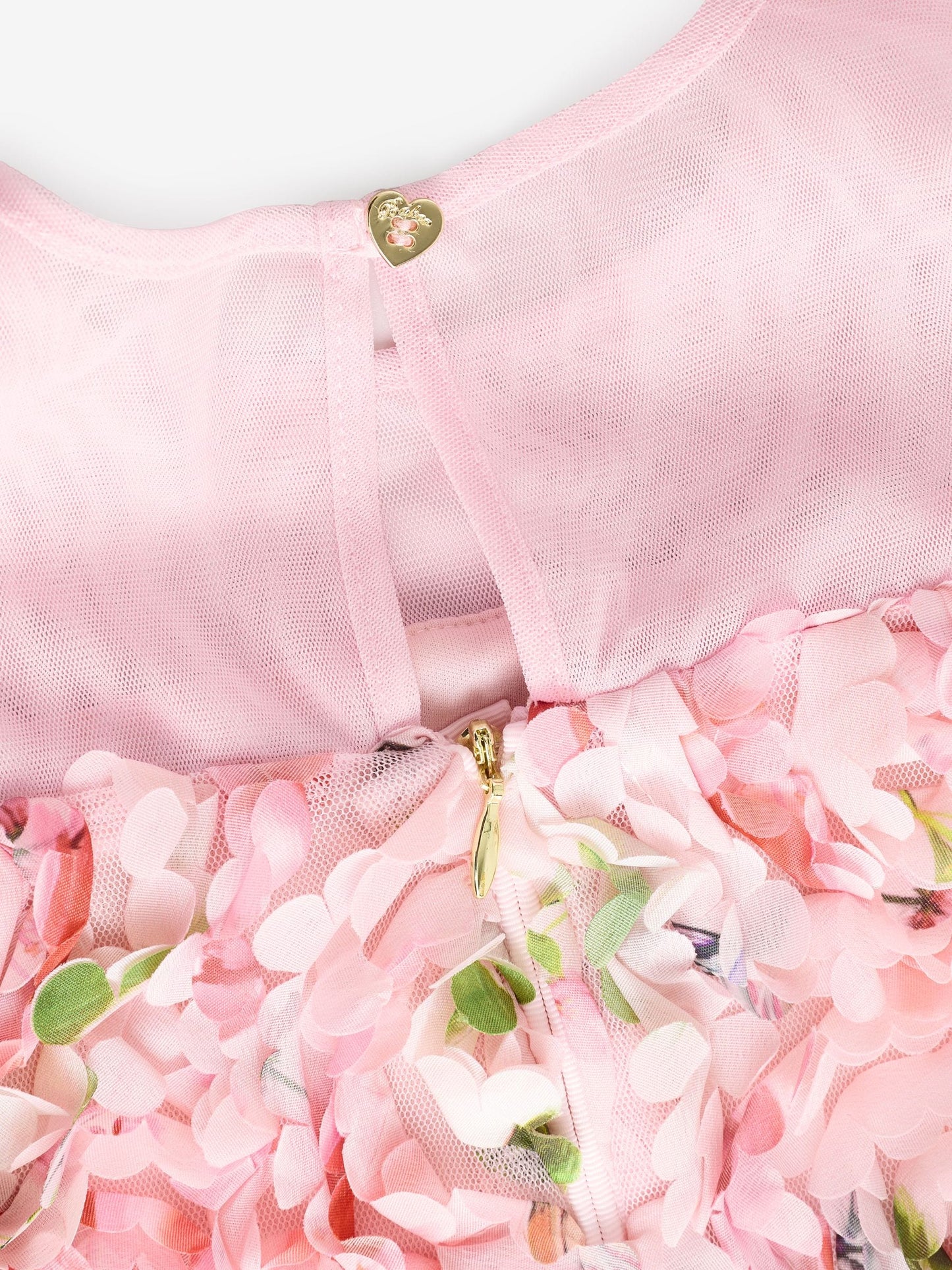 Baker by Ted Baker Pink All Over 3D Floral Print Textured Dress image 10
