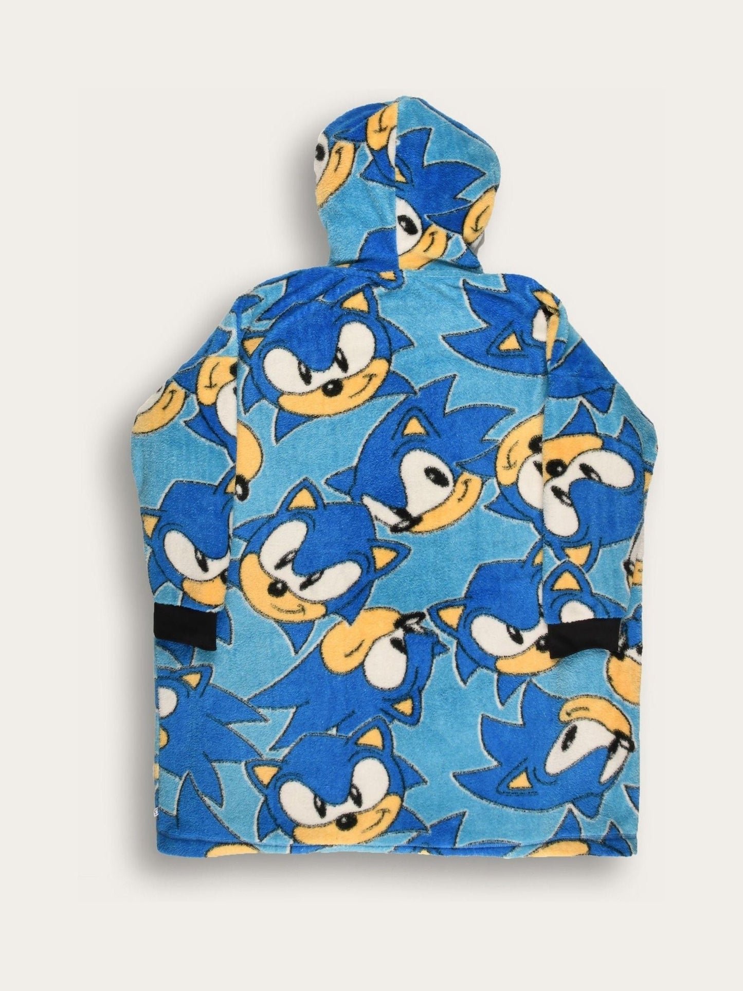 Dsiney Kidz - Brand Threads Blue Boys Sonic The Hedgehog Hooded Blanket image 2