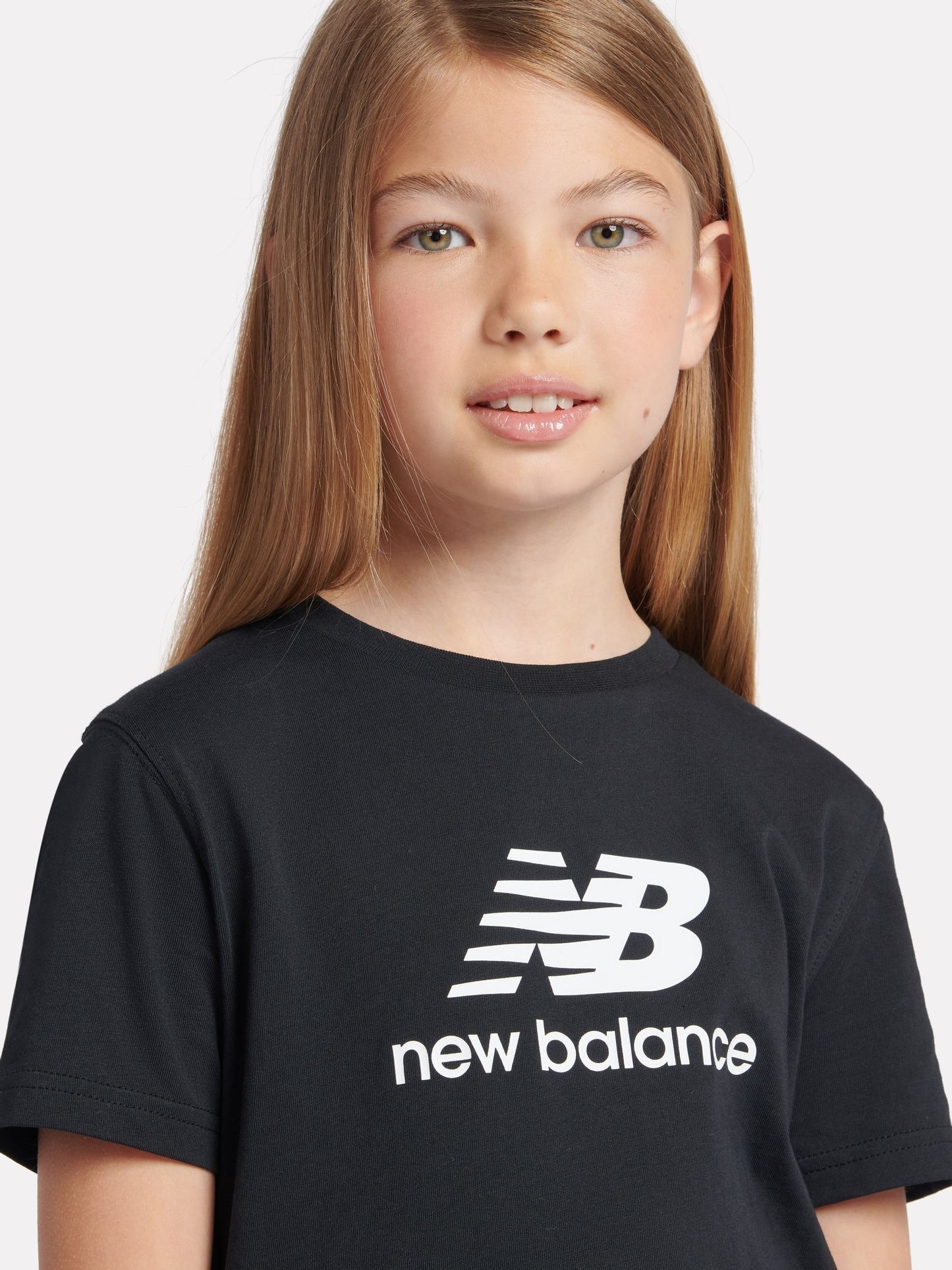 Dsiney Kidz - New Balance Black Stacked Logo T-Shirt image 4