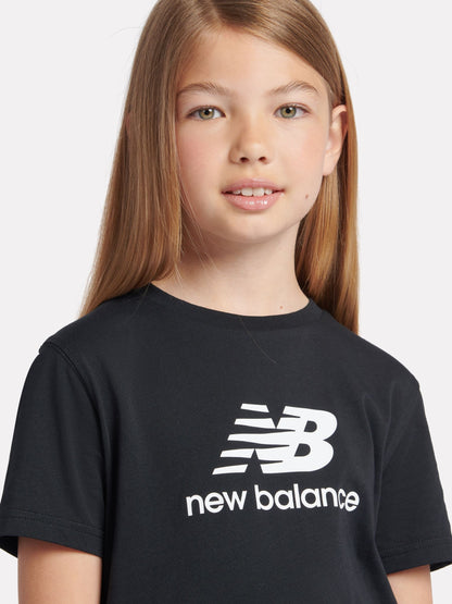 Dsiney Kidz - New Balance Black Stacked Logo T-Shirt image 4