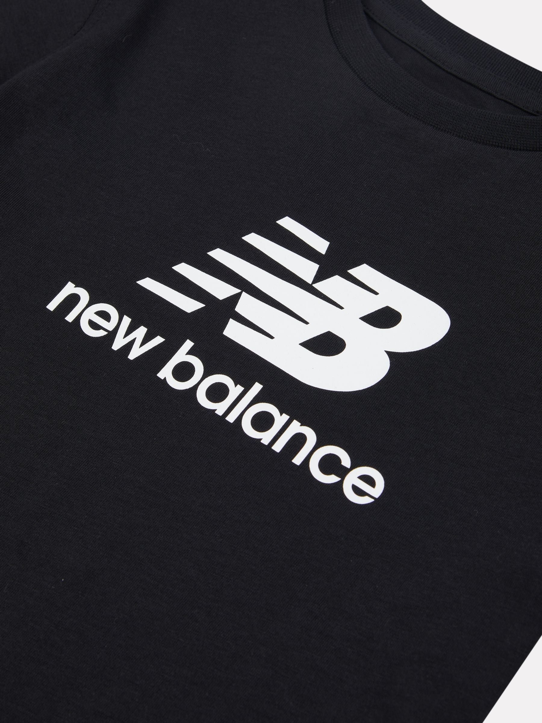 Dsiney Kidz - New Balance Black Stacked Logo T-Shirt image 8