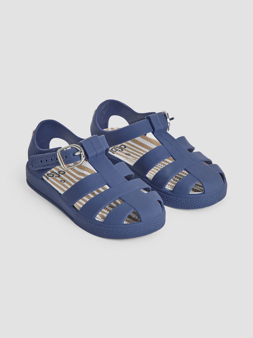 JoJo Maman Bébé Navy Jelly Sandals image 1