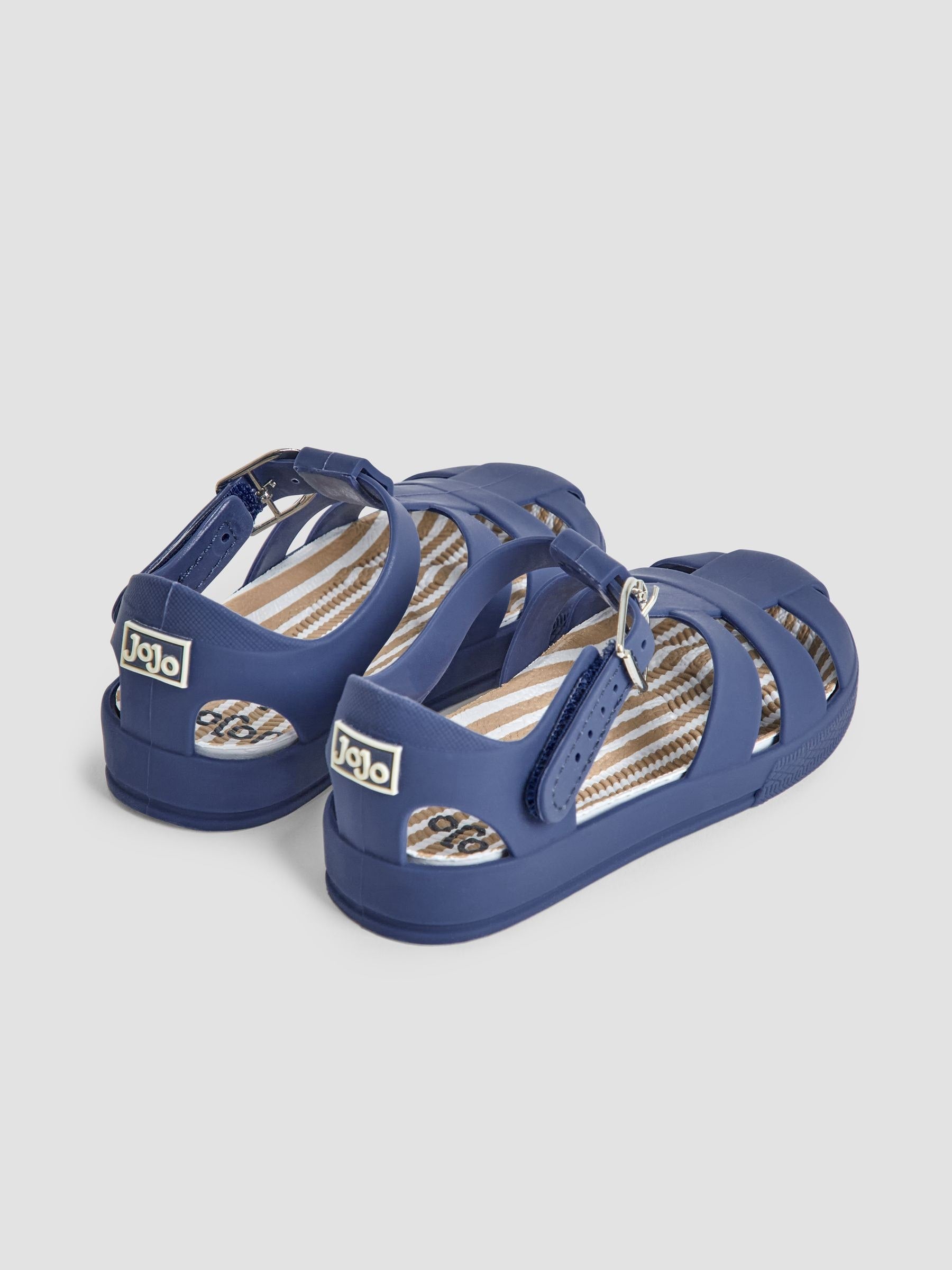 JoJo Maman Bébé Navy Jelly Sandals image 2