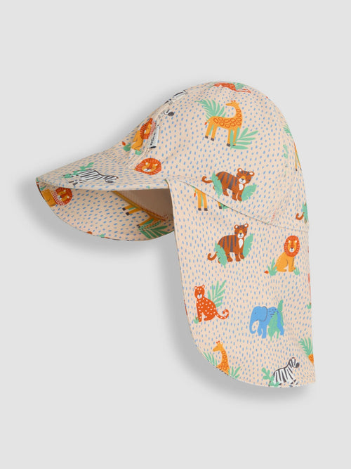 JoJo Maman Bébé Natural Safari UV Sun Protection Swim Hat image 1