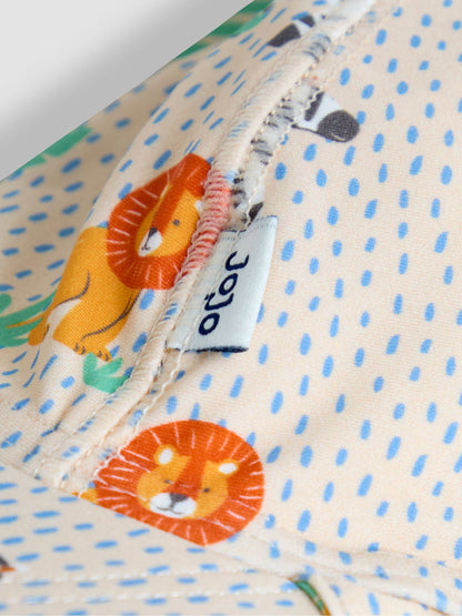 JoJo Maman Bébé Natural Safari UV Sun Protection Swim Hat image 2