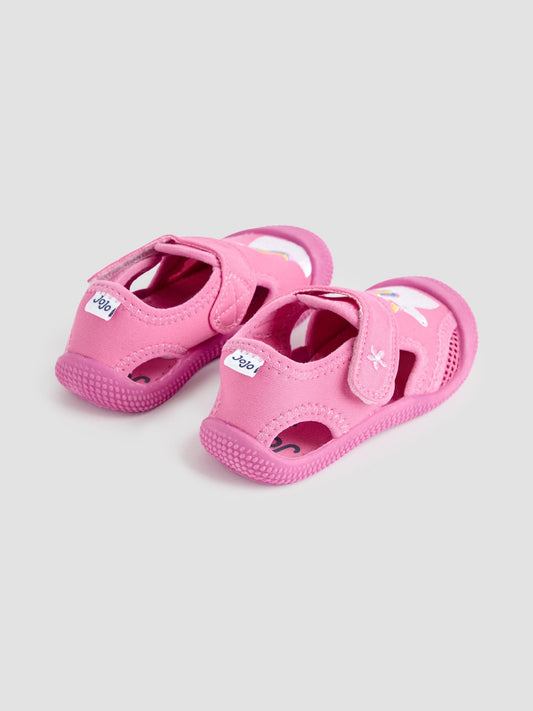 JoJo Maman Bébé Pink Beach and Swim Sandals image 2