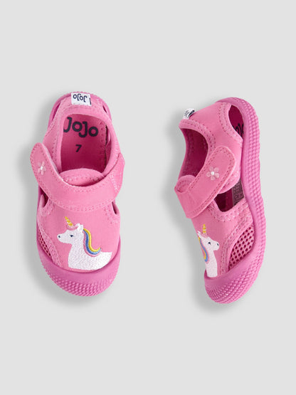 JoJo Maman Bébé Pink Beach and Swim Sandals image 4