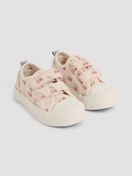 JoJo Maman Bébé Stone Double Strap Canvas Pumps image 1