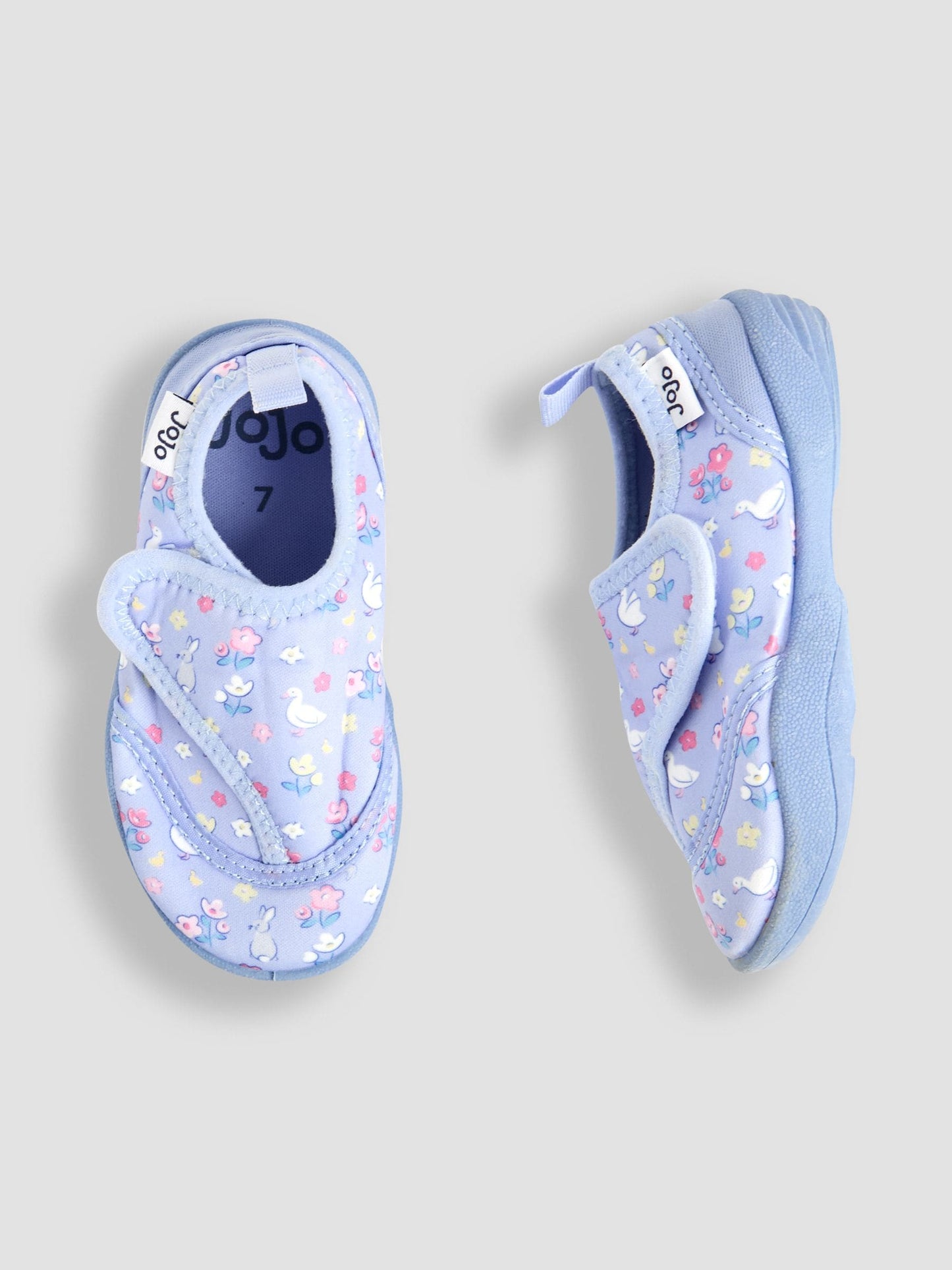 JoJo Maman Bébé Blue Duck Floral Water Shoes image 3