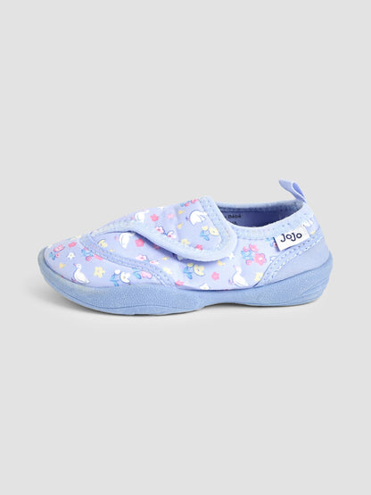 JoJo Maman Bébé Blue Duck Floral Water Shoes image 4