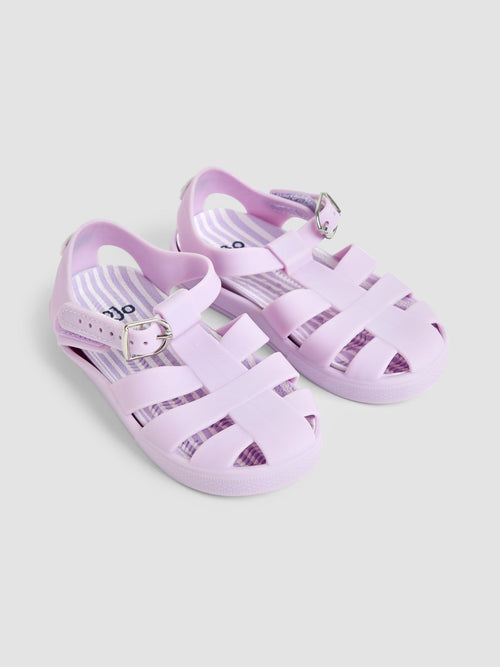 JoJo Maman Bébé Lilac Jelly Sandals image 1
