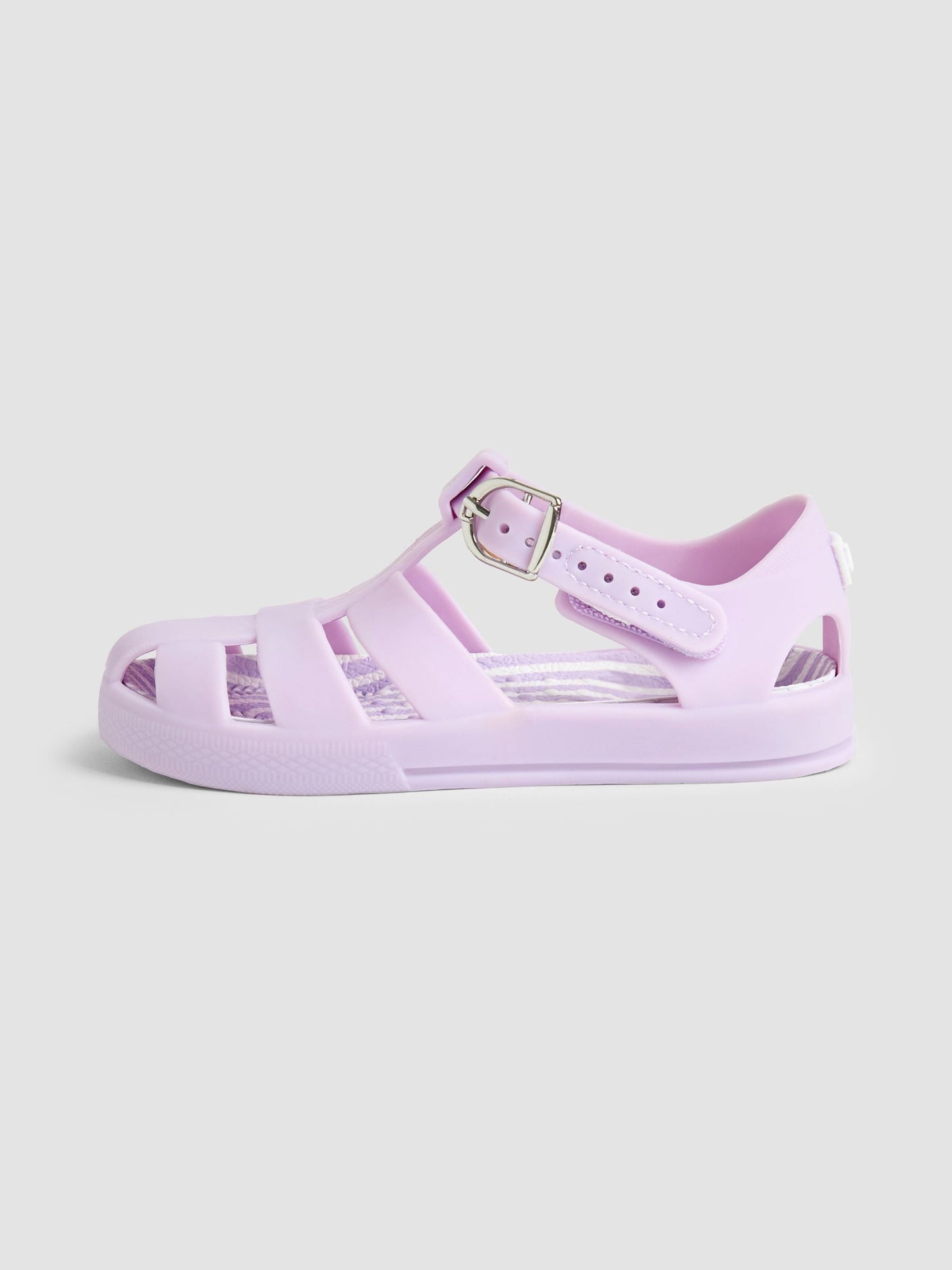 JoJo Maman Bébé Lilac Jelly Sandals image 4