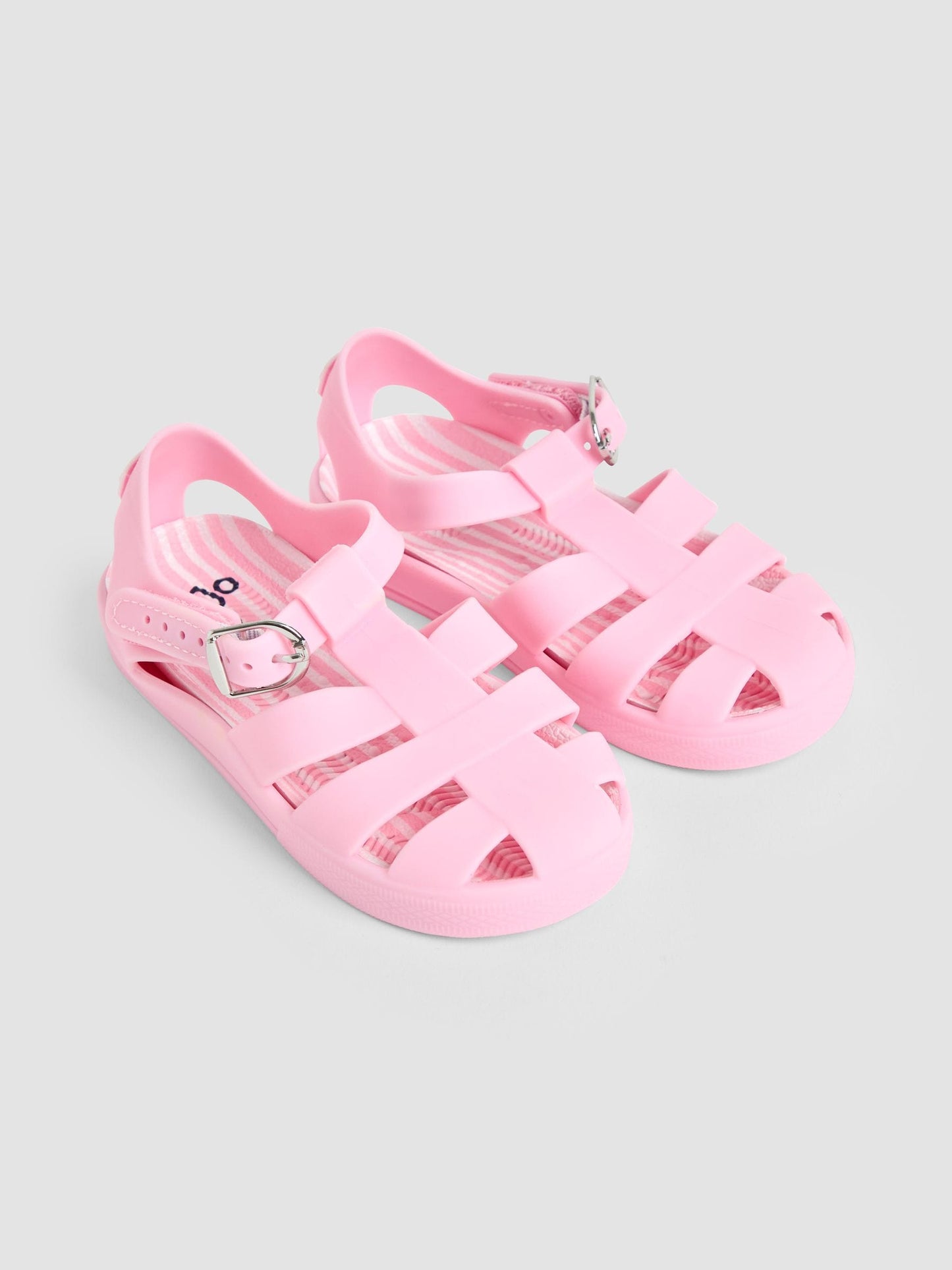 JoJo Maman Bébé Pink Jelly Sandals image 1