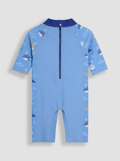 JoJo Maman Bébé Blue whale UV Sunsafe Suit image 2