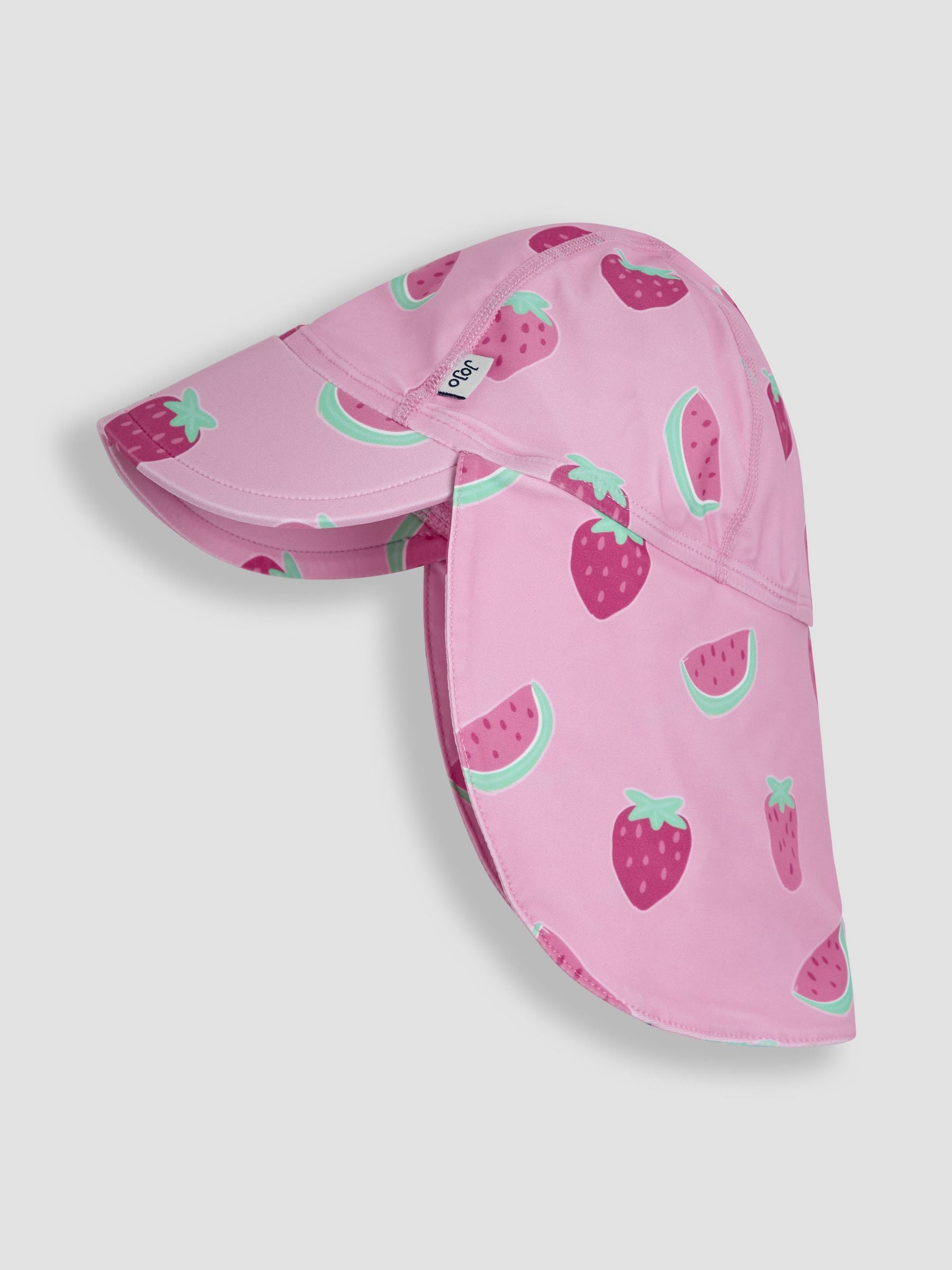 JoJo Maman Bébé Strawberry Watermelon UV Sun Protection Swim Hat image 1