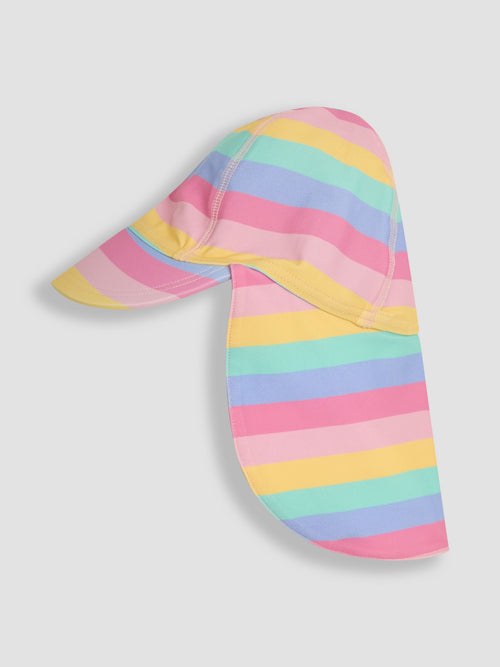 JoJo Maman Bébé Rainbow UV Sun Protection Swim Hat image 1