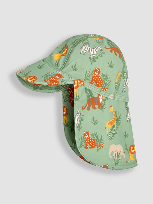 JoJo Maman Bébé Khaki Safari UV Sun Protection Swim Hat image 1