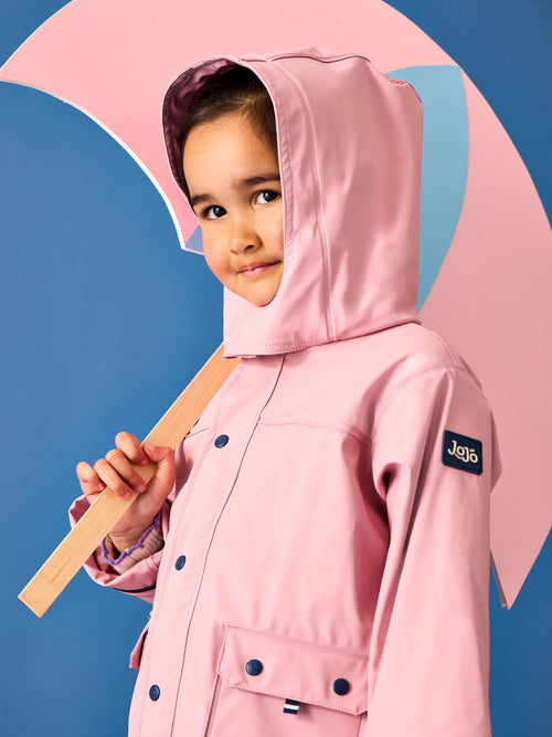 Dsiney Kidz - JoJo Maman Bébé Dusky Pink Fishermans Jacket image 1