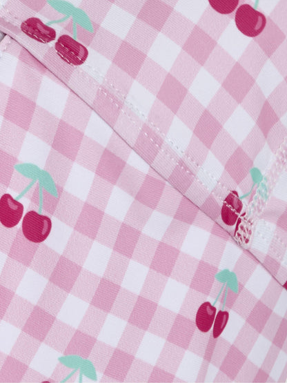 JoJo Maman Bébé Pink Cherry UV Sun Protection Swim Hat image 3