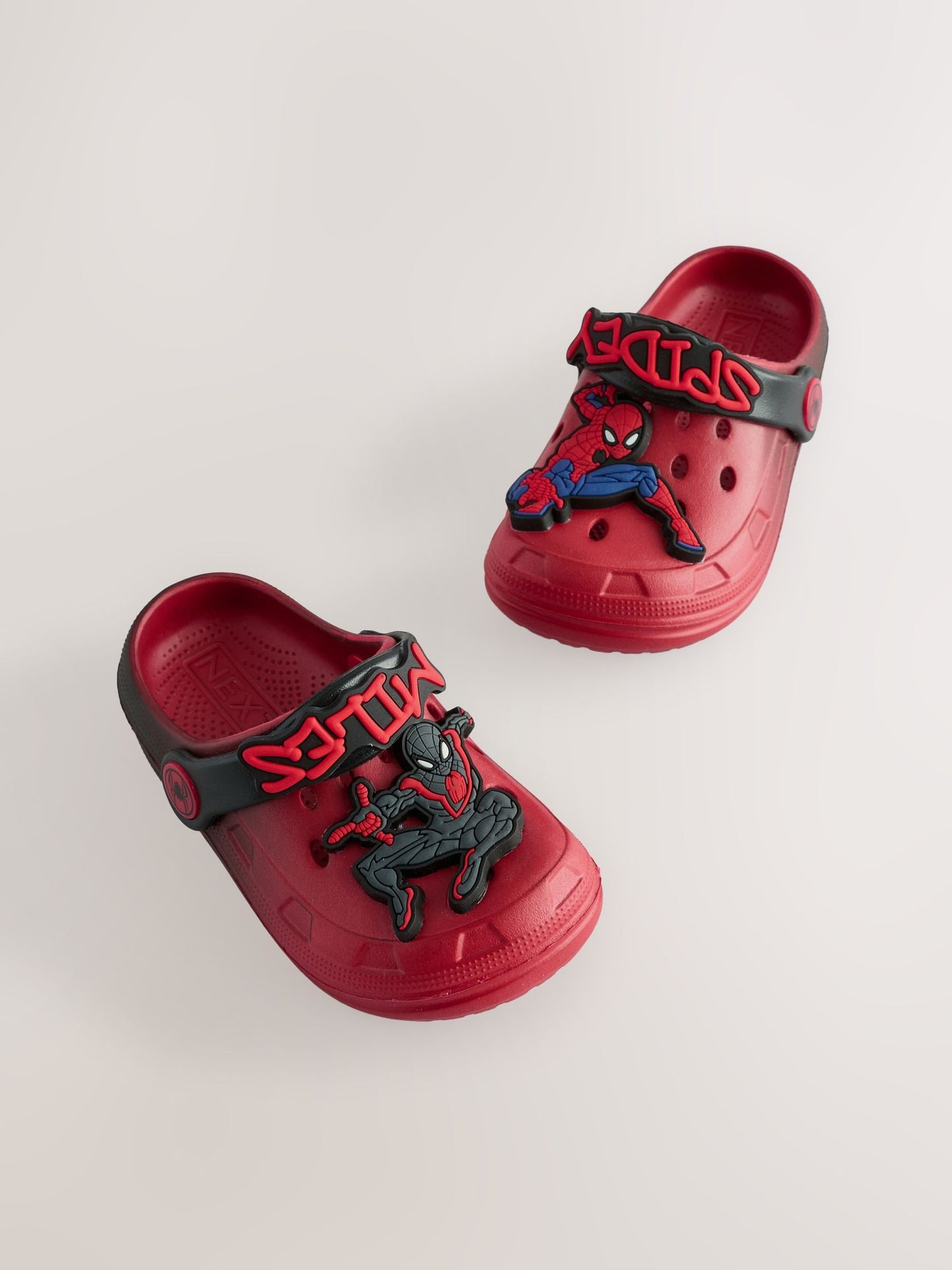 Red/Black Spiderman Clogs image 1