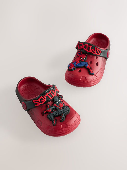 Red/Black Spiderman Clogs image 1
