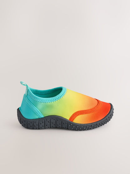 Bright Orange Ombre Standard Fit (F) Swim Socks image 4
