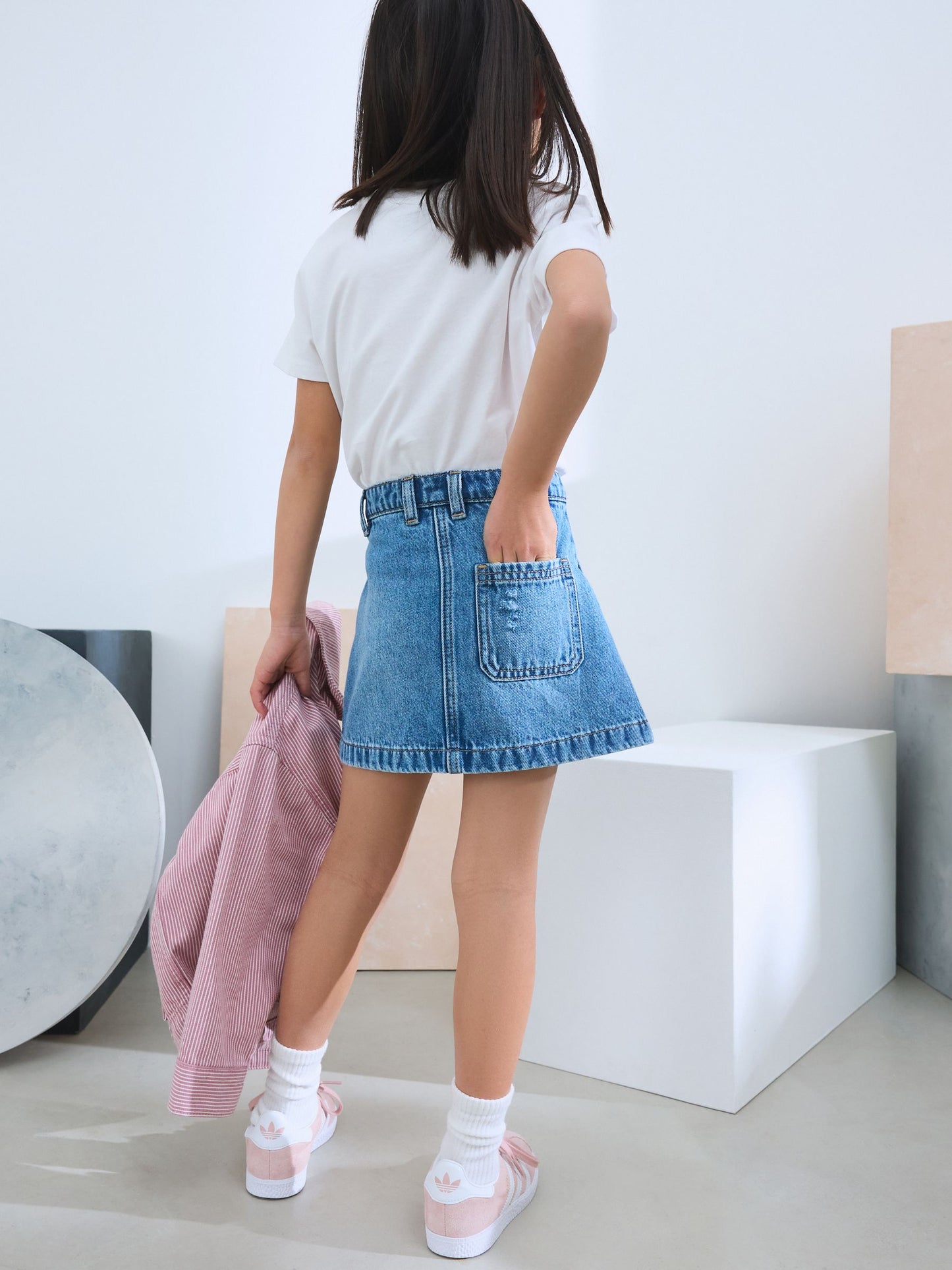 Dsiney Kidz - Mid Blue Denim Skirt (3-16yrs) image 3