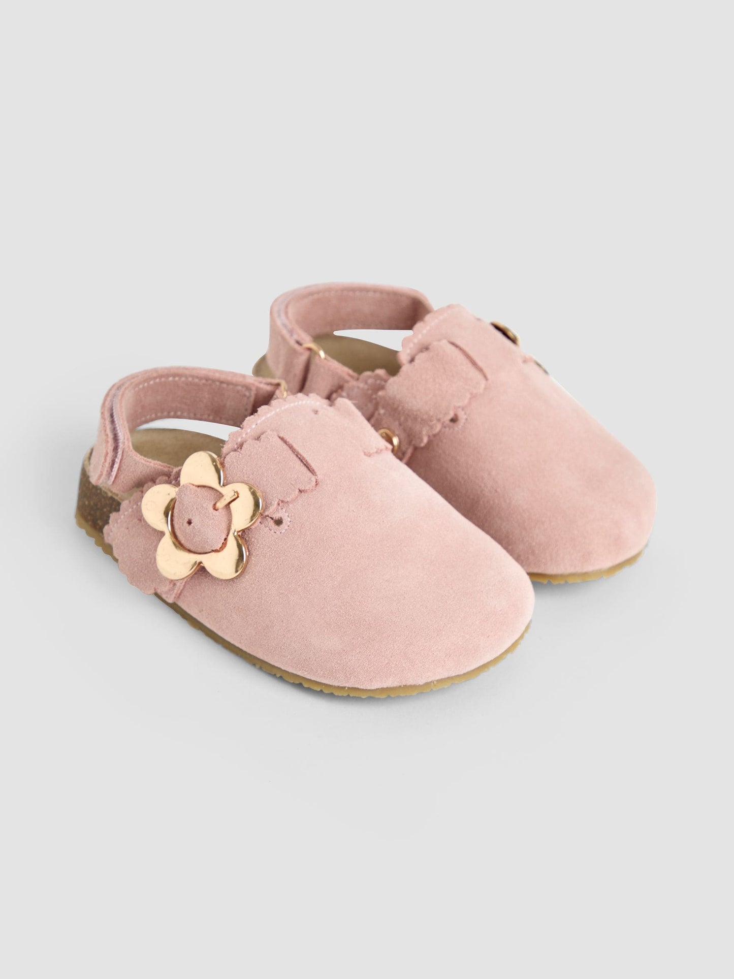 JoJo Maman Bébé Dusky Pink Slip-On Clogs image 1