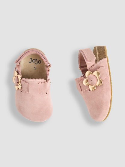 JoJo Maman Bébé Dusky Pink Slip-On Clogs image 3
