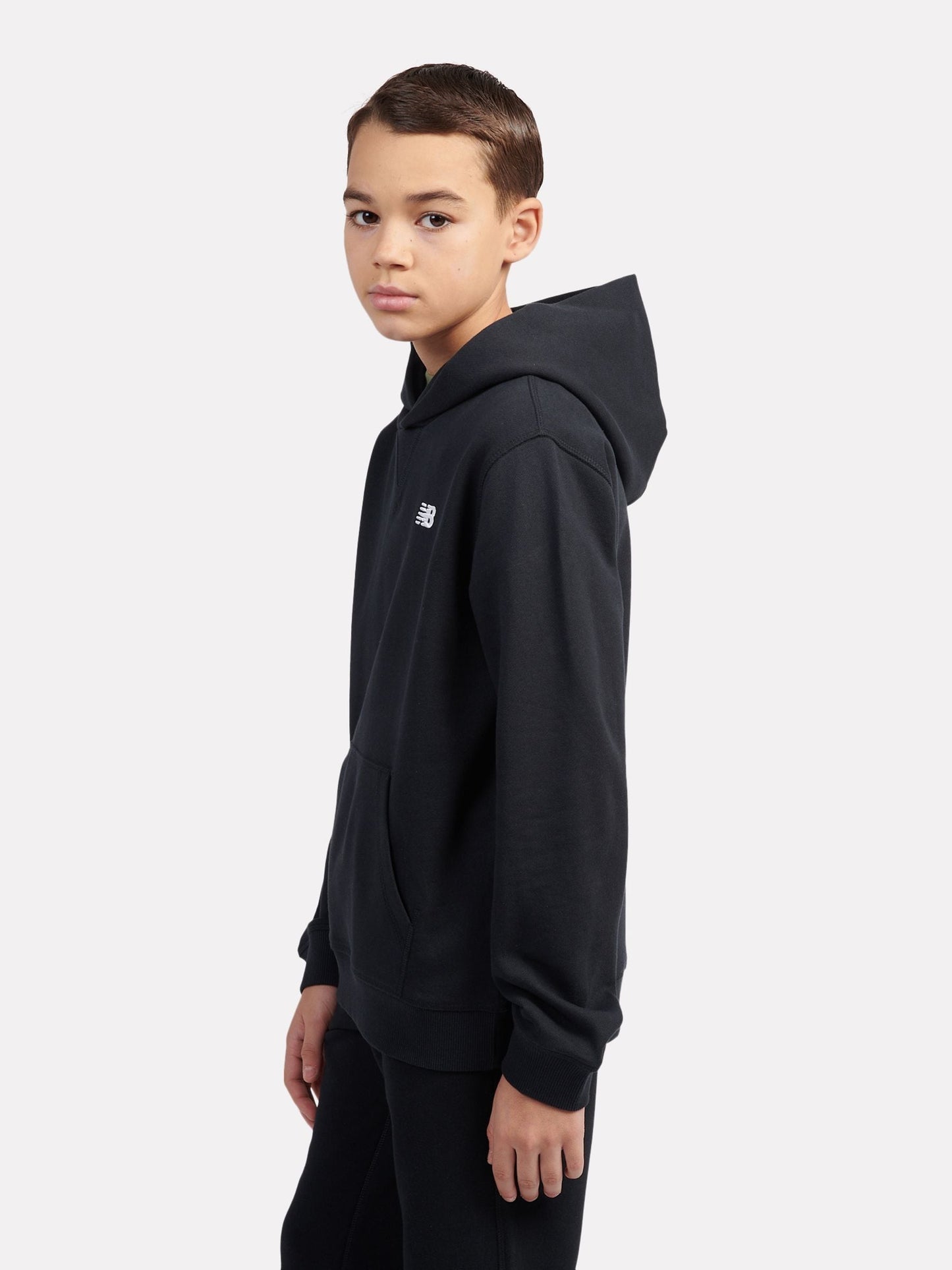 Dsiney Kidz - New Balance Black Small Kids French Terry 100% Cotton Logo Hoodie image 3