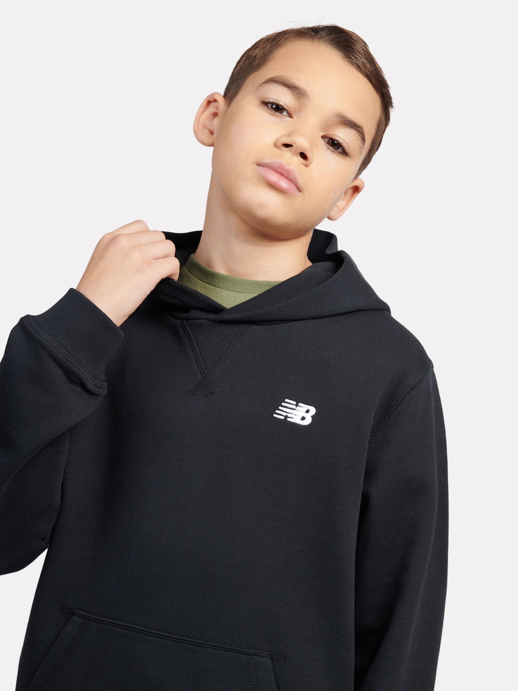 Dsiney Kidz - New Balance Black Small Kids French Terry 100% Cotton Logo Hoodie image 4