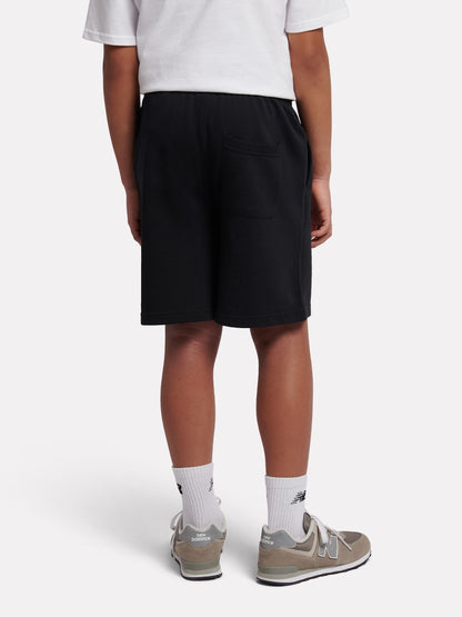Dsiney Kidz - New Balance Black French Terry Small Logo Cotton Shorts image 3
