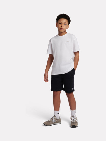Dsiney Kidz - New Balance Black French Terry Small Logo Cotton Shorts image 5