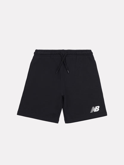 Dsiney Kidz - New Balance Black French Terry Stacked Logo Cotton Shorts image 7