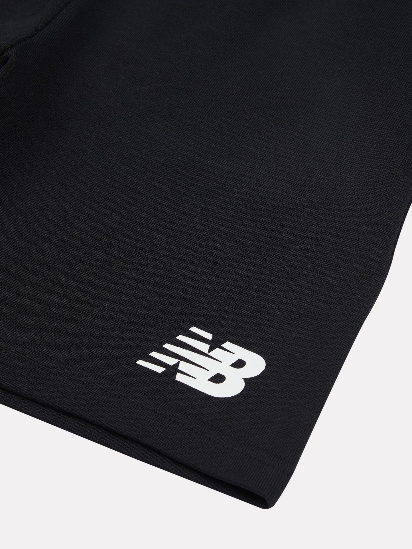 Dsiney Kidz - New Balance Black French Terry Stacked Logo Cotton Shorts image 9