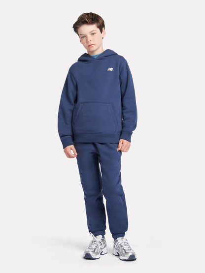Dsiney Kidz - New Balance Blue Chrome Small Brush Back Logo Hoodie image 5