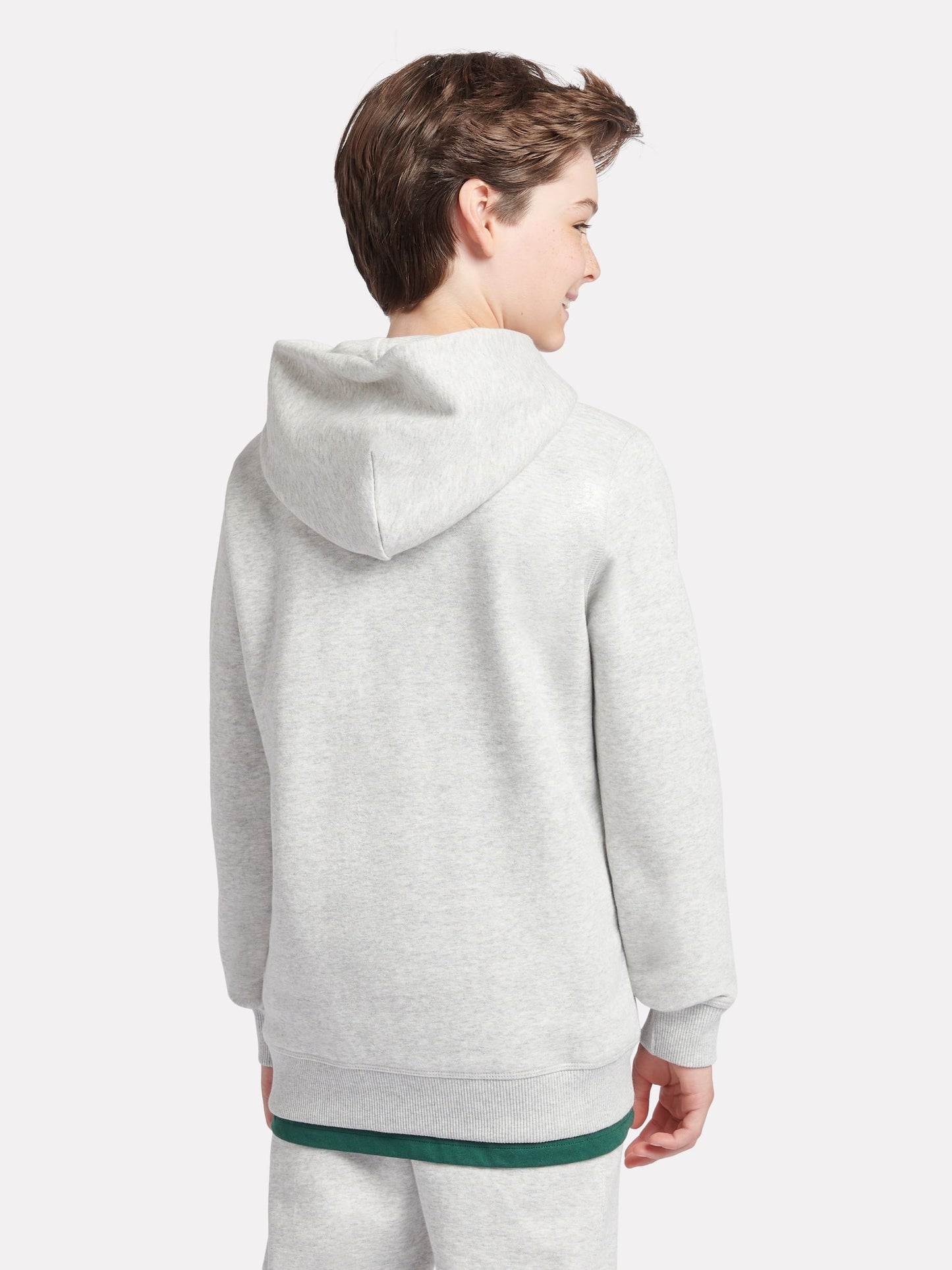 Dsiney Kidz - New Balance Grey Small Brush Back Logo Hoodie image 3