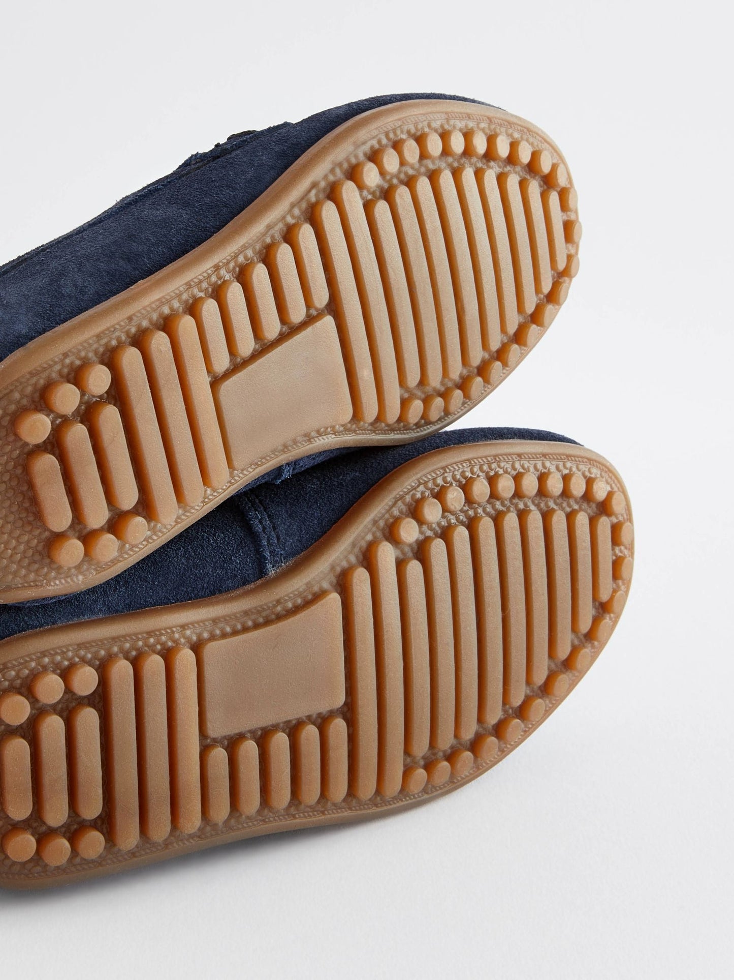 Navy Blue Wide Fit (G) Suede Slip-Ons Loafer Shoes image 4