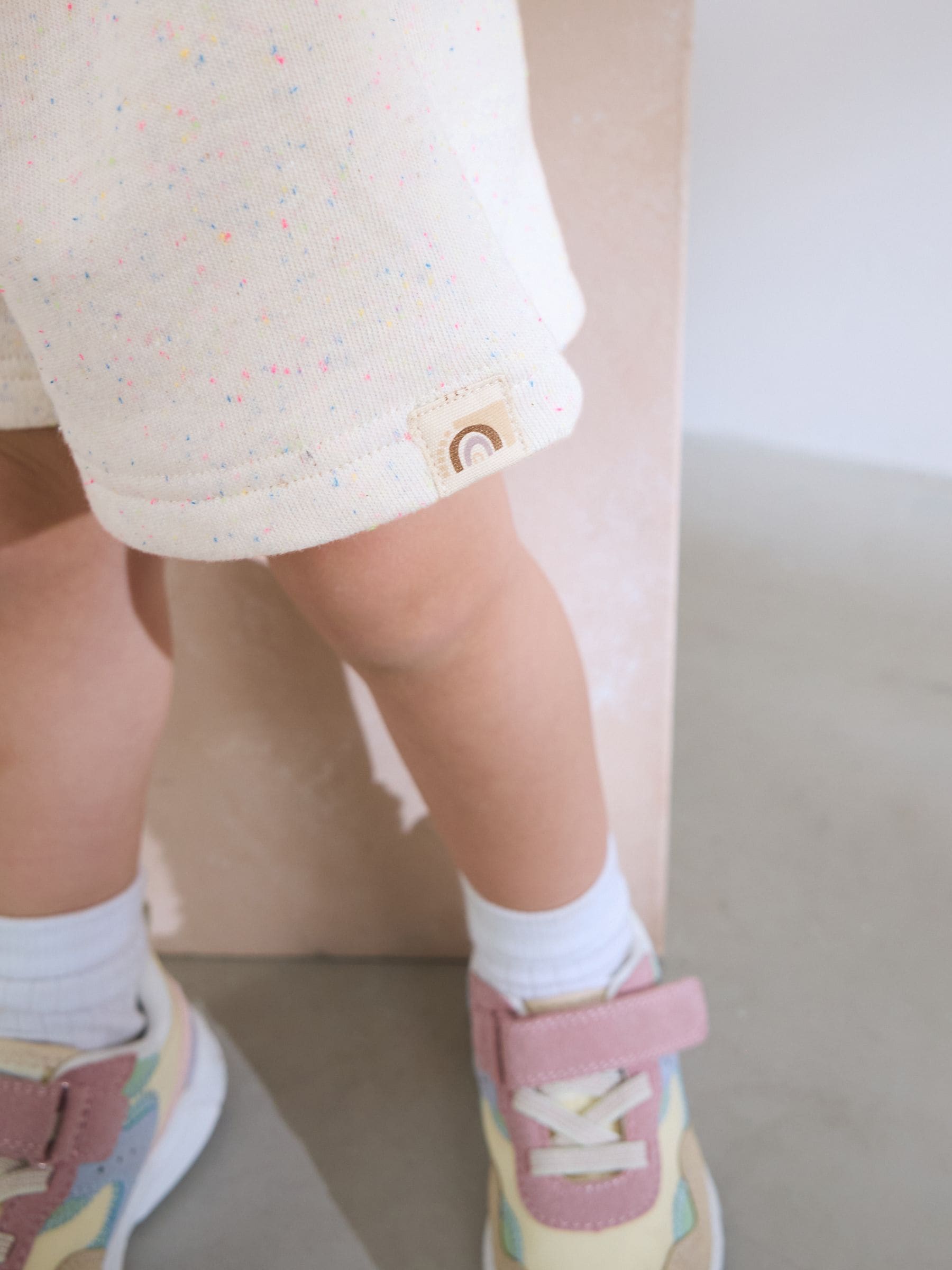Oatmeal Plain Sweat Shorts (3mths-7yrs) image 4