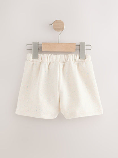 Oatmeal Plain Sweat Shorts (3mths-7yrs) image 6