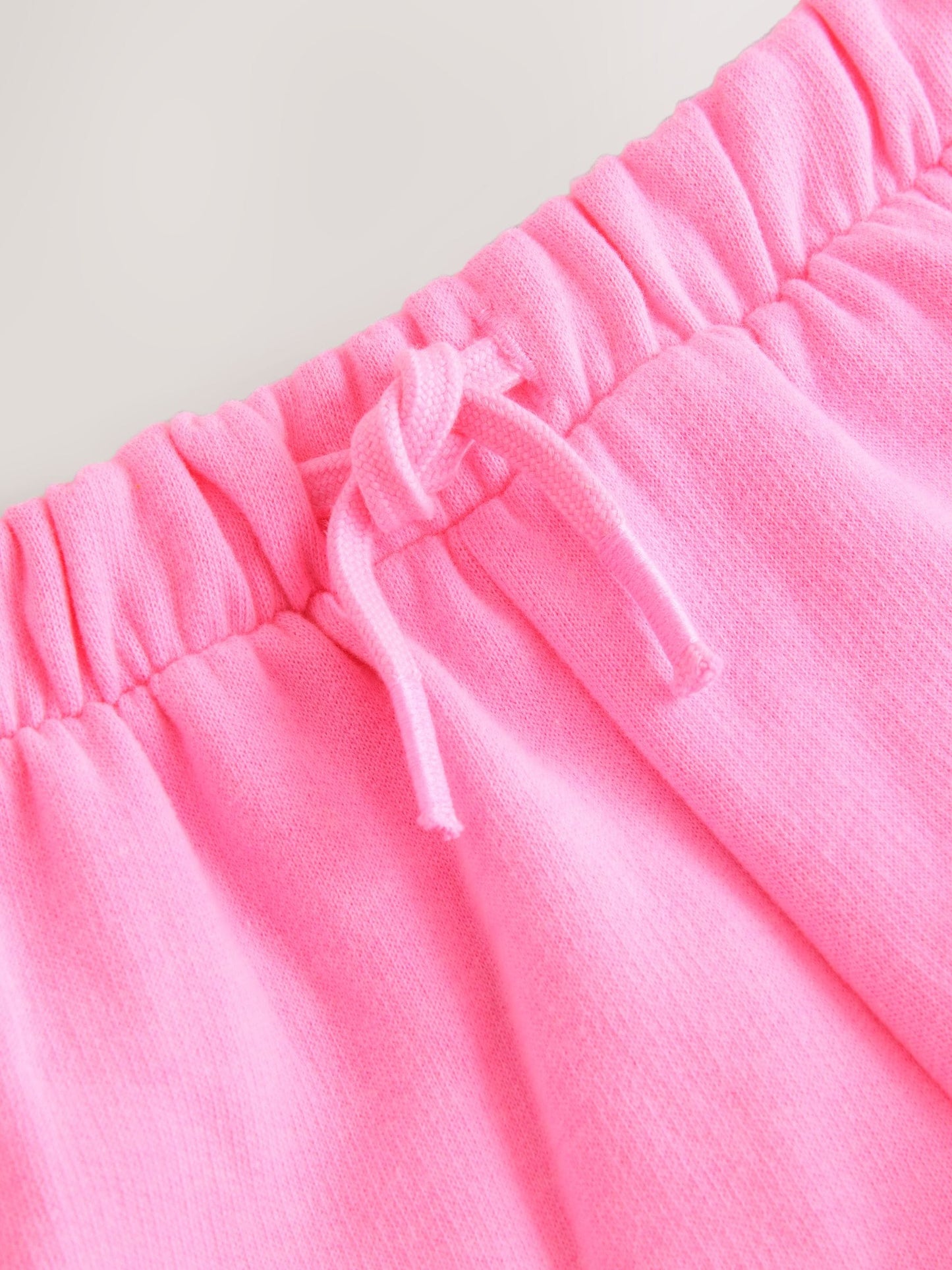 Bright Pink Plain Sweat Shorts (3mths-7yrs) image 8